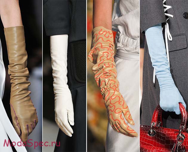 модные перчатки осень 2015